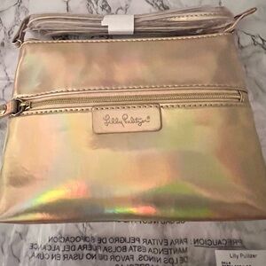 Lilly Pulitzer Holographic Crossbody Bag